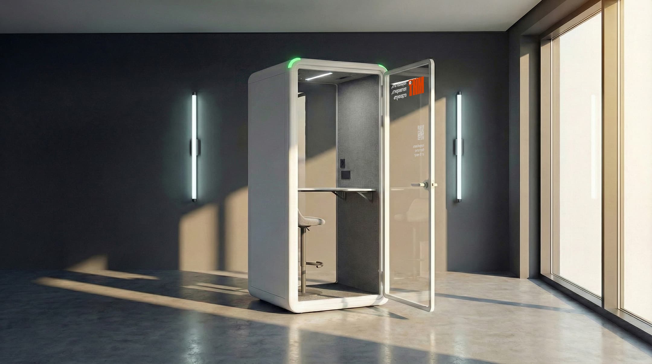 Интерьер переговорной кабинки MyMIT